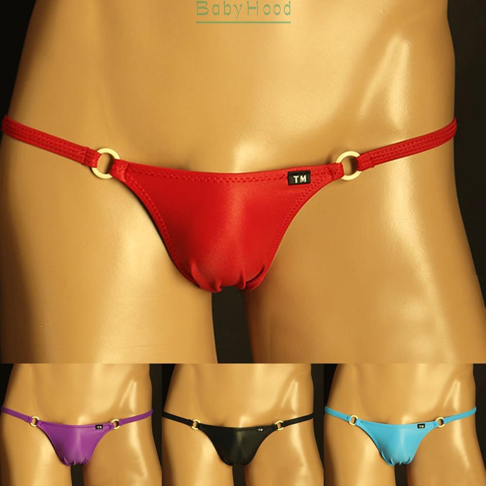 Quần Lót Dây Nylon Chữ T Thoáng Khí Bốn Màu Cho Nam#BBHOOD