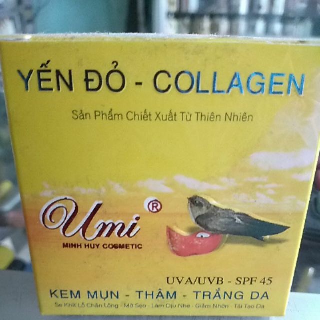 Kem umi yến đỏ collagen 12gr