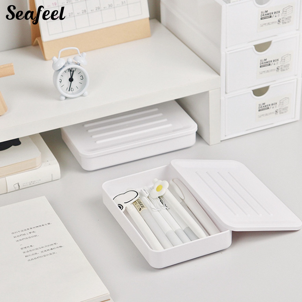 Hộp Đựng Bút Bằng Nhựa Chống Trầy Xước Trọng Lượng Nhẹ Màu Sắc Đơn Giản