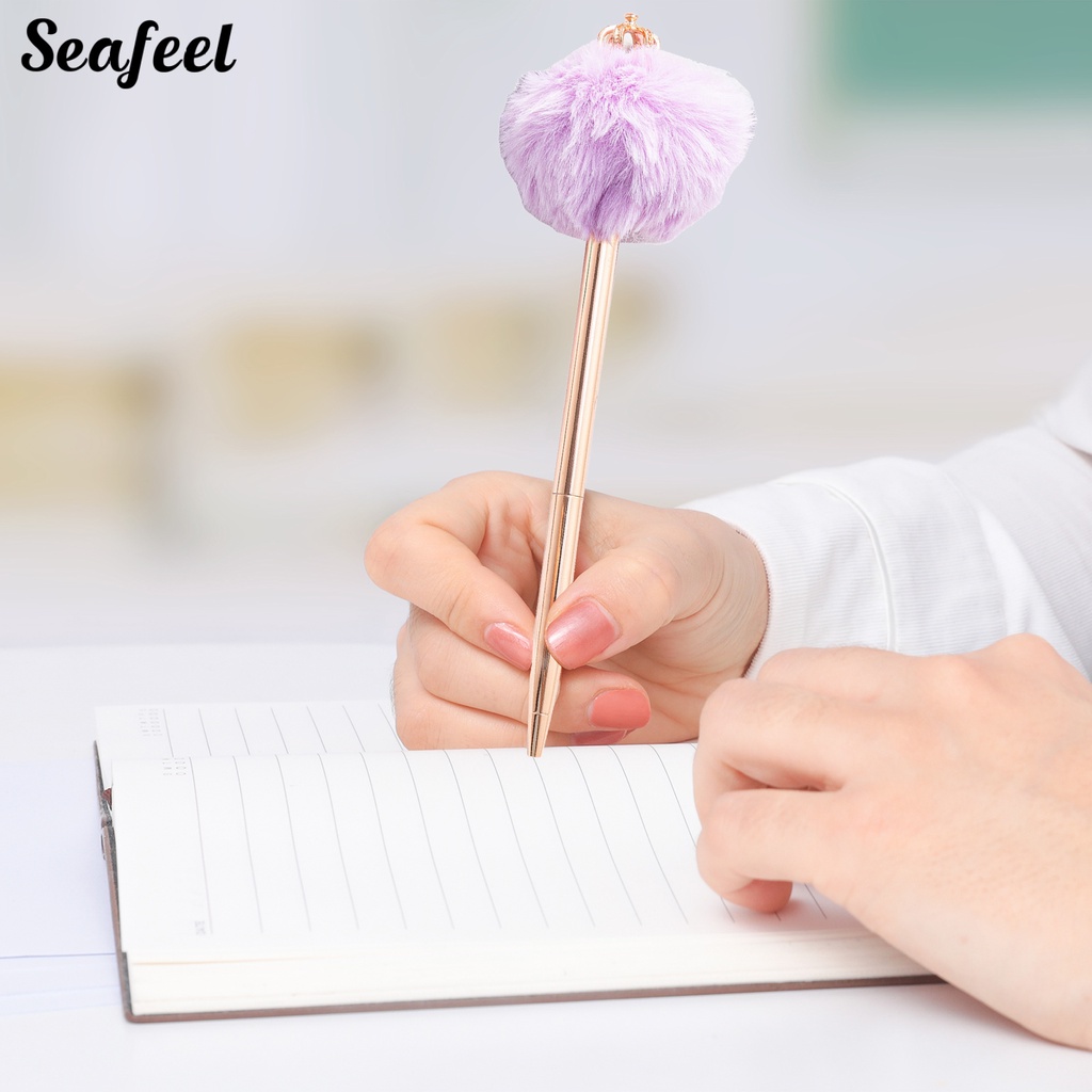 Bút Bi Thiết Kế Vương Miện Màu Sắc Tươi Sáng Thoải Mái Cho Học Sinh / Văn Phòng