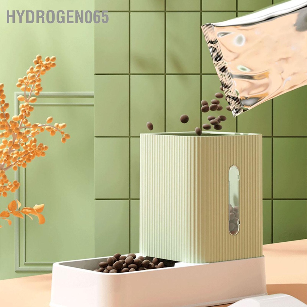Hydrogen065 Trọng lực Bộ nạp và nước cho thú cưng Có thể tháo rời hoàn toàn kèm theo cấp chó tự động 3.5L