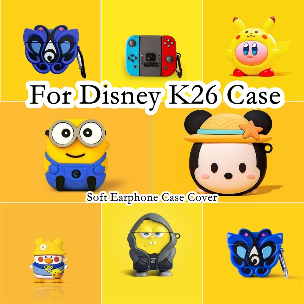 Vỏ Bảo Vệ Hộp Sạc Tai Nghe Hoạt Hình Disney K26 K26