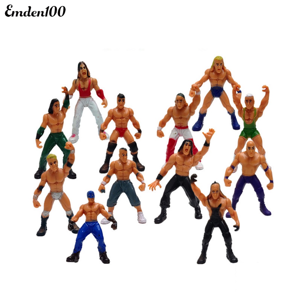 1 Bộ Mô Hình Nhân Vật Wrestling Trang Trí Đáng Yêu