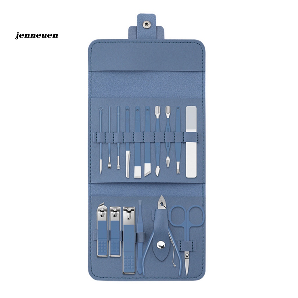 Bộ 16 Dụng Cụ Chăm Sóc Móng Tay Dùng Đi Du Lịch Tiện Dụng