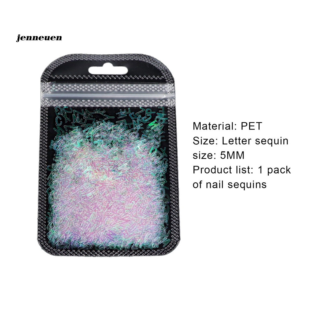 1 Túi Sequin Lấp Lánh Dùng Trang Trí Móng Tay An Toàn