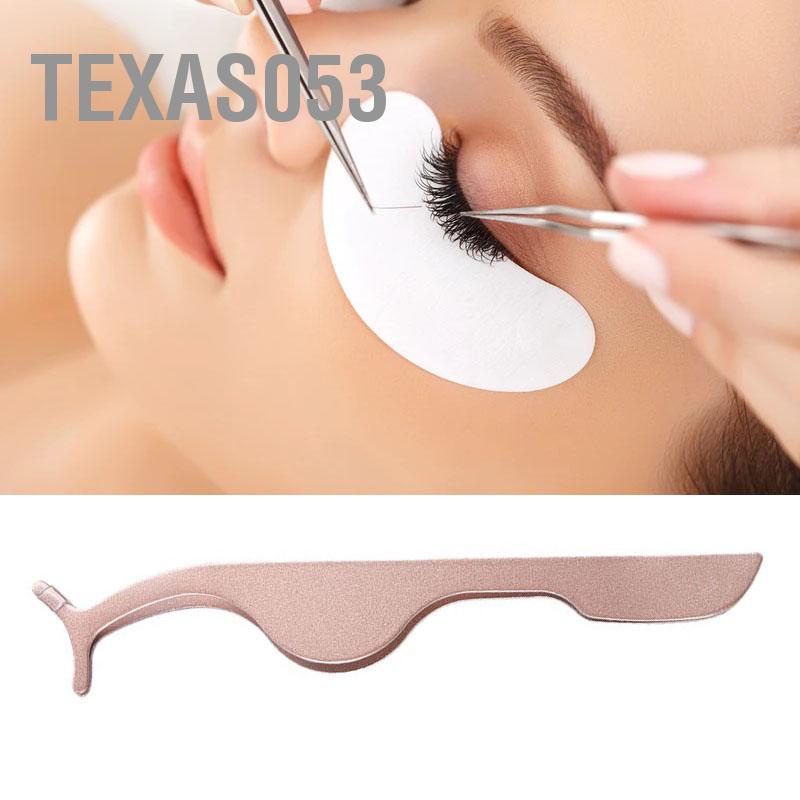 Texas053 Công cụ bôi lông mi bằng thép không gỉ Ứng dụng giả Kẹp cong