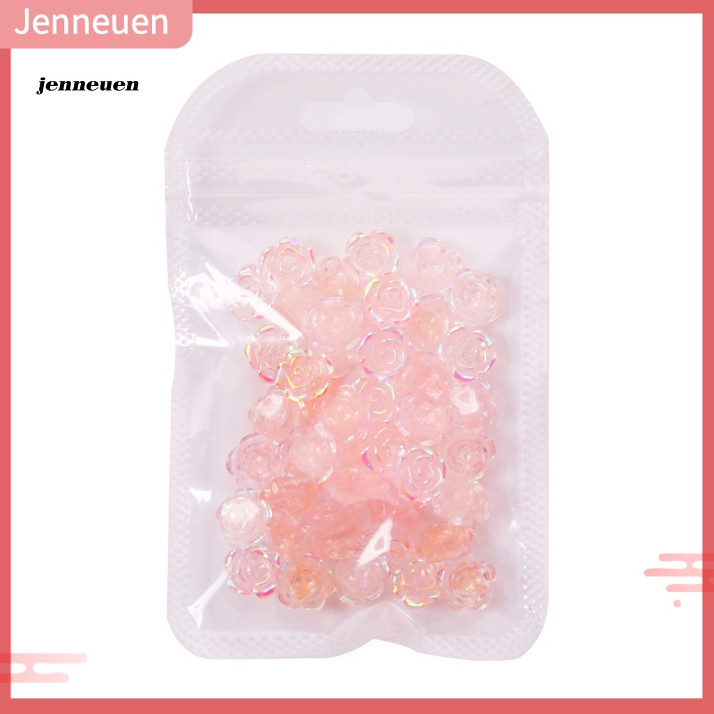 1 Túi Phụ Kiện Trang Trí Móng Tay 3D Hình Hoa Hồng Nhiều Màu Sắc Charms