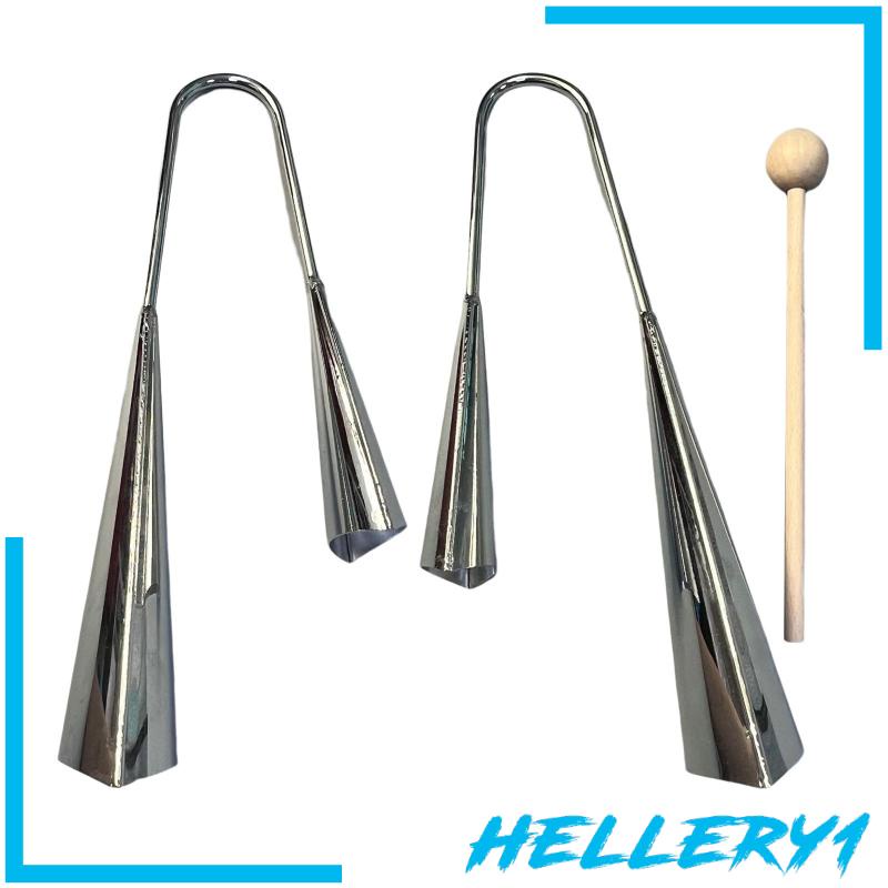 Đồ Chơi Nhạc Cụ Agogo Bell Cowbell Cầm Tay Dành Cho Trẻ Em