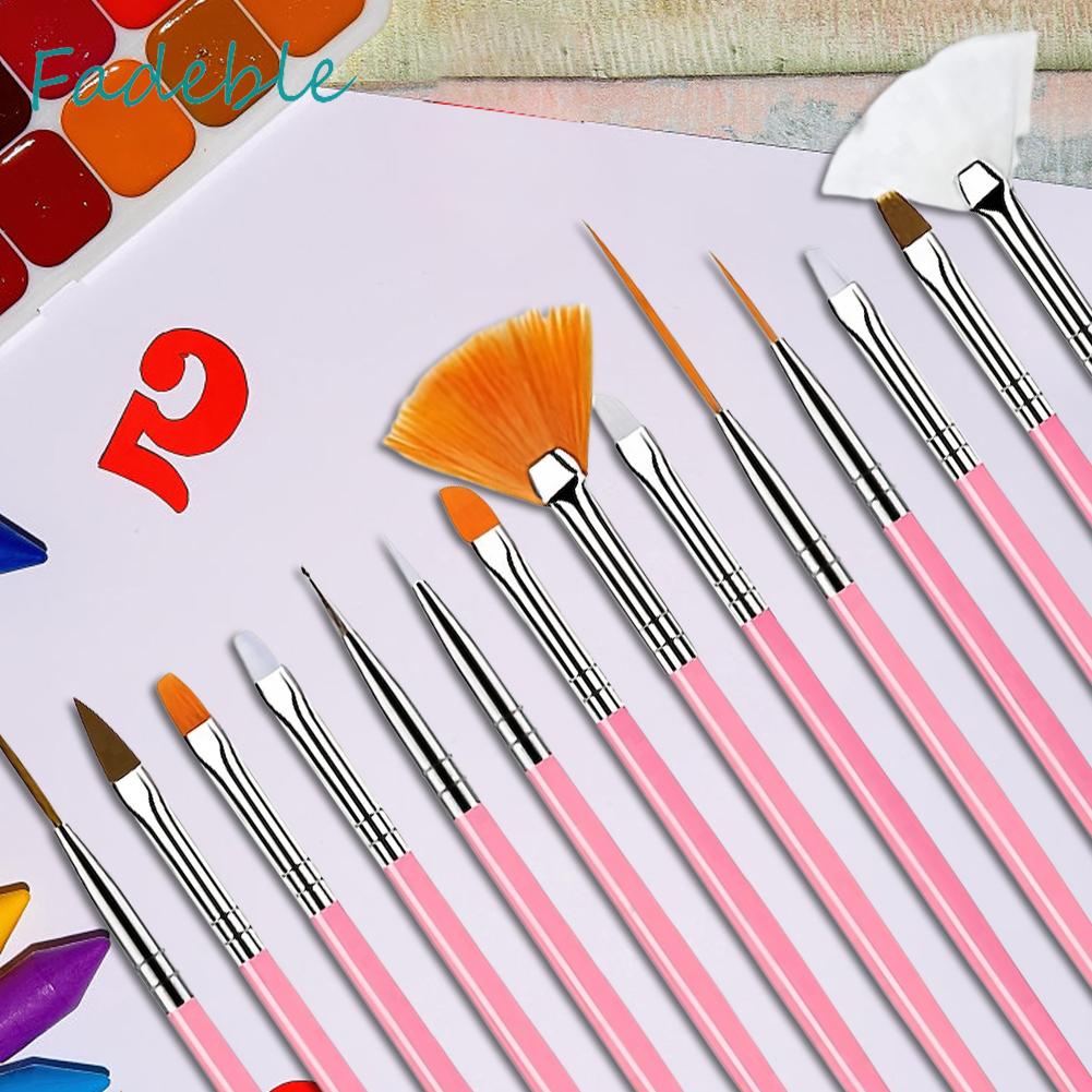 Set 15 Cọ Vẽ Móng Tay Chuyên Nghiệp