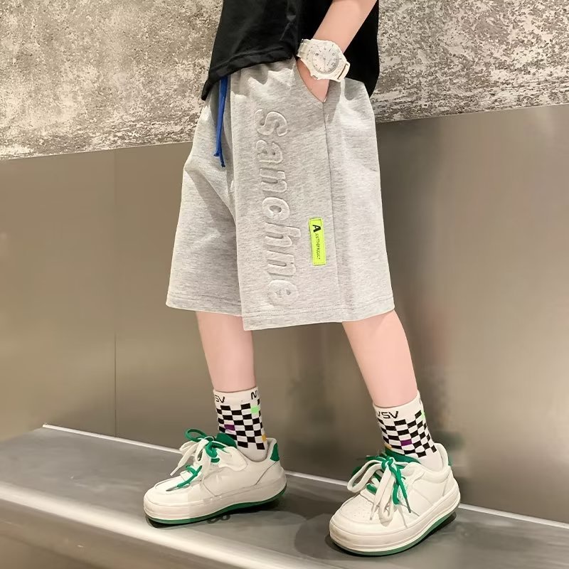 Quần Short Thể Thao Dáng Rộng Thời Trang Cho Bé Trai