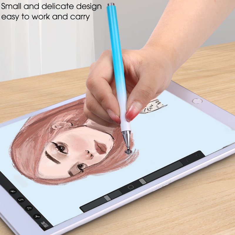 Bút Cảm Ứng Màn Hình Màu Gradient Độ Nhạy Cao Thông Dụng Sành Điệu Cho iPad Windows Android