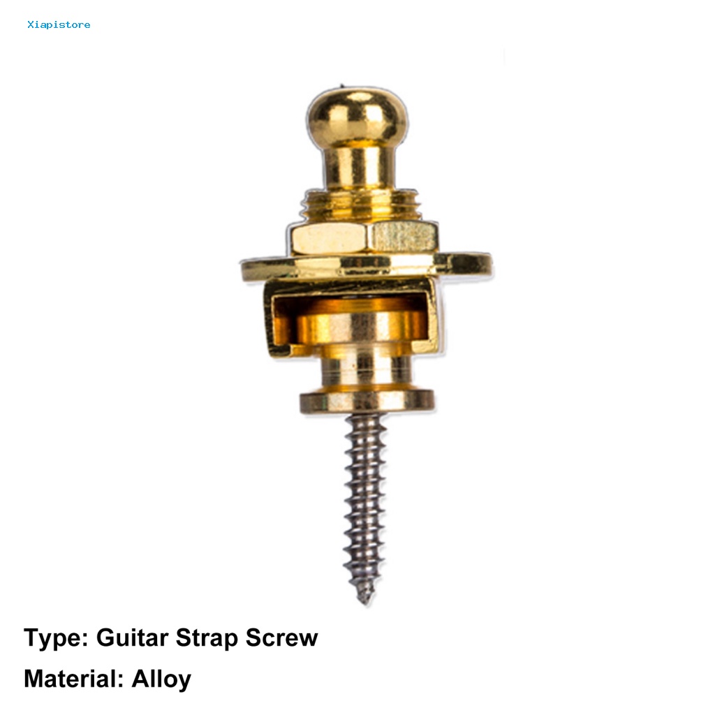 Đinh Khóa Dây Đeo Đàn Guitar Điện Bằng Kim Loại Chống Trượt