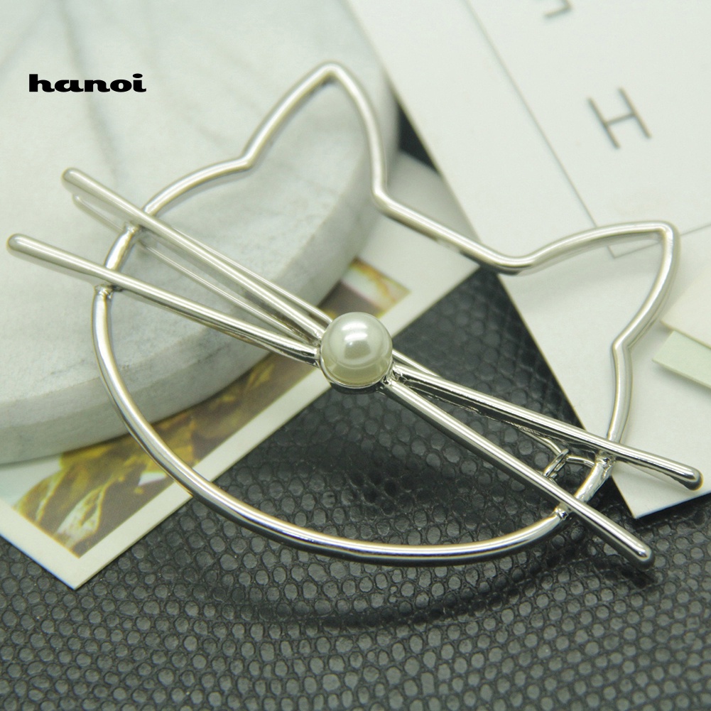 Kẹp Tóc Hình Chú Mèo Dễ Thương Cho Nữ