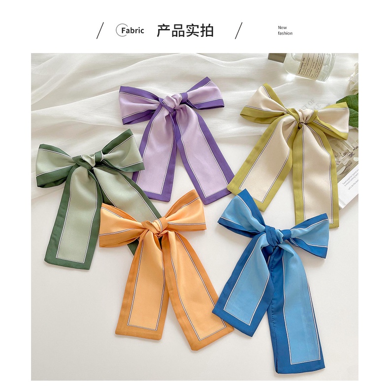 Khăn Quàng Cổ Thắt Nơ Trang Trí Túi Xách / Dây Ruy Băng Dài Nhiều Màu Sắc