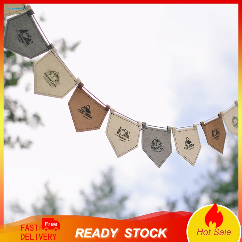 1 Bộ Cờ Lầu Năm Góc Kết Cấu Mịn Chống Dầu Dễ Vệ Sinh Cho Cắm Trại Ngoài Trời