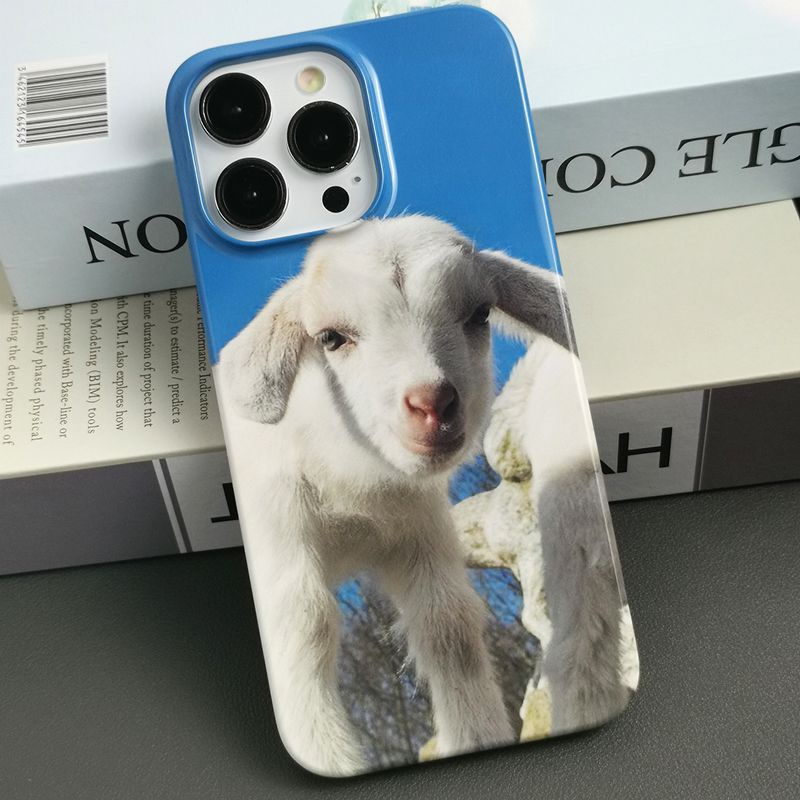 Ốp Điện Thoại Họa Tiết Chú Cừu Vui Nhộn Mặt Nhám Cho iPhone13promax 12promax 11promax 14promax