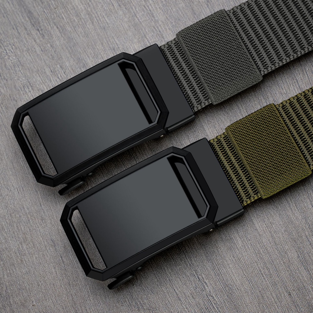 Thắt Lưng Vải Canvas Nylon Tháo Lắp Nhanh Phong Cách Thể Thao Trẻ Trung Cho Nam