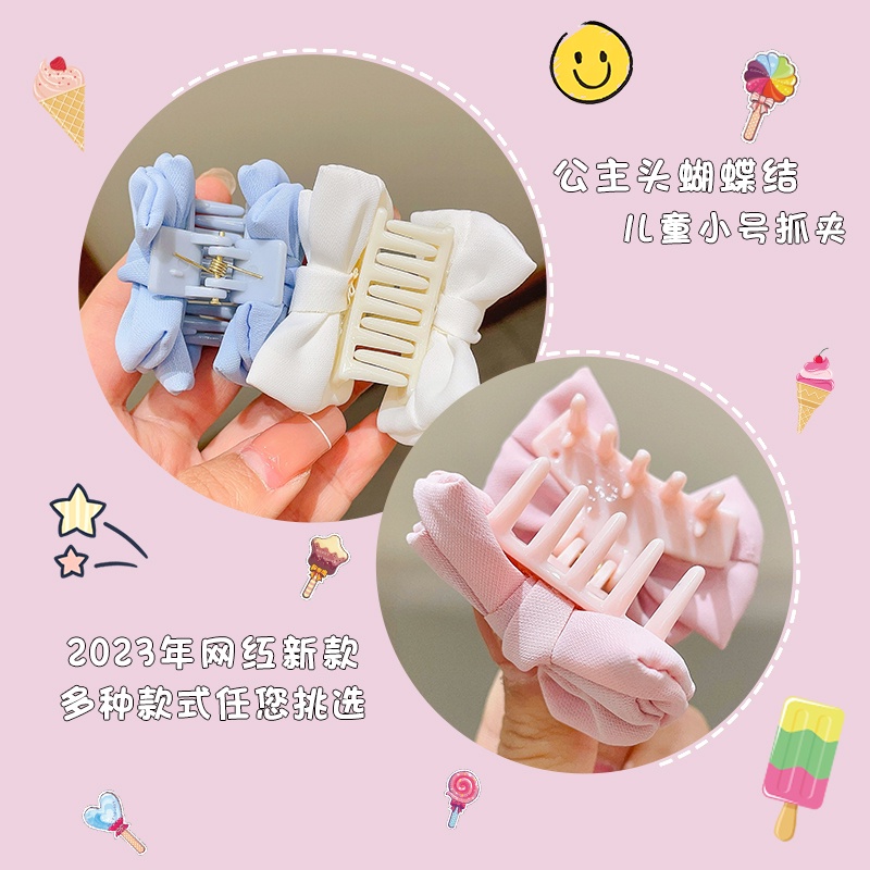 Kẹp Tóc Hình Nơ Nhiều Màu Sắc Ngọt Ngào Phong Cách Hàn Quốc Dễ Thương Dành Cho Bé Gái