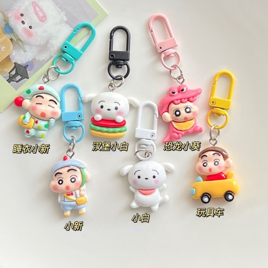 Móc Khóa Hình Cậu Bé Bút Chì Shin-Chan Xiaobai Dễ Thương
