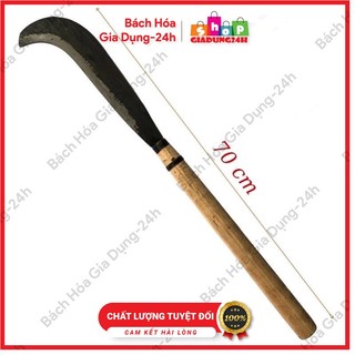 Dao Quắm cán dài - Dao chặt cây, phát cỏ cán gỗ