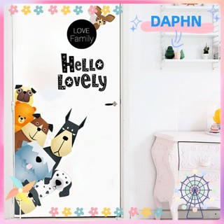 Daphne Miếng Dán Tường Trang Trí Hình Động Vật Hoạt Hình DIY