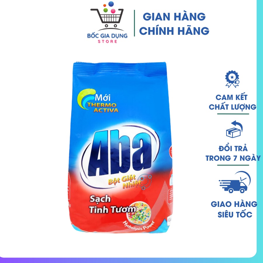 Bột giặt nhiệt Aba hương nước hoa sạch tinh tươm 400g
