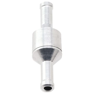 Non-return valve one-way 6/8/10 / 12mm auminium head check valve chrome inline