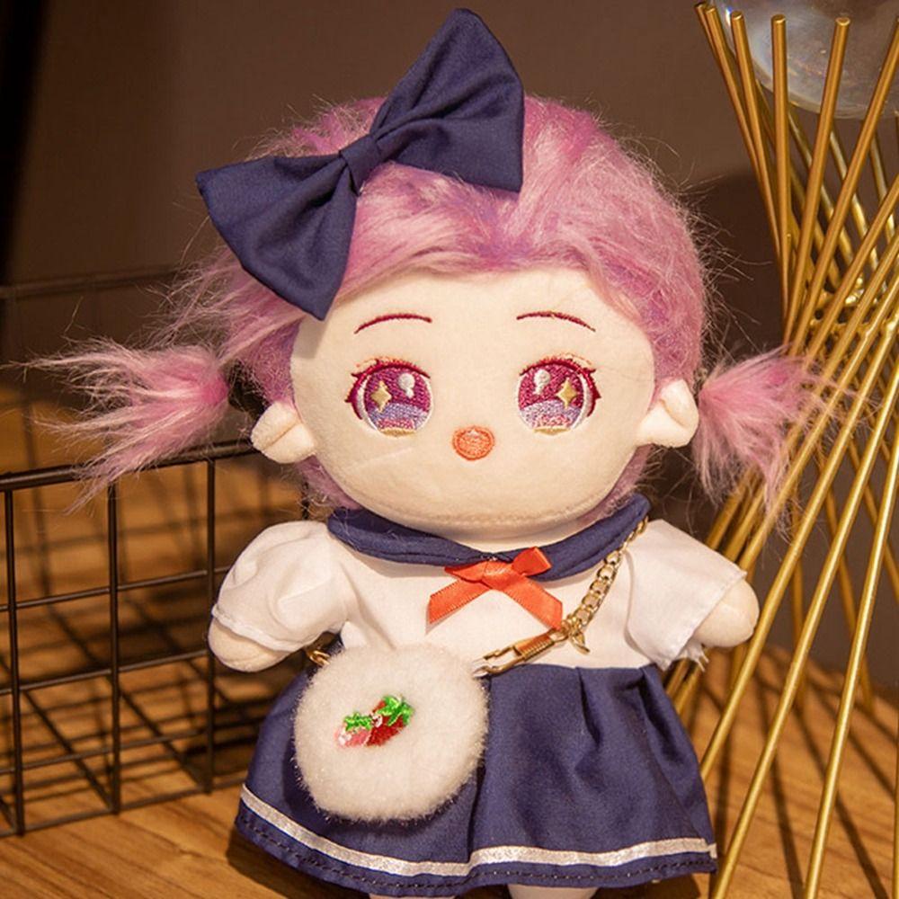 Đầm Cotton Phối Ren 20cm Kèm Băng Đô Xinh Xắn Dành Cho Búp Bê EXO