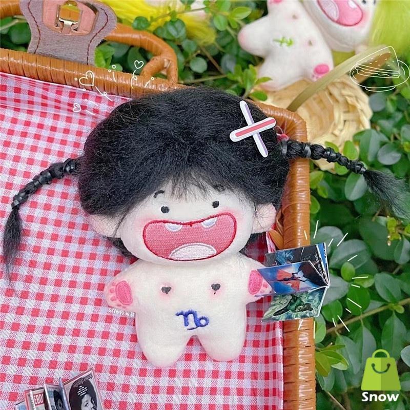 Búp Bê Nhồi Bông Hình Chòm Sao Tóc Dài 10cm Dễ Thương
