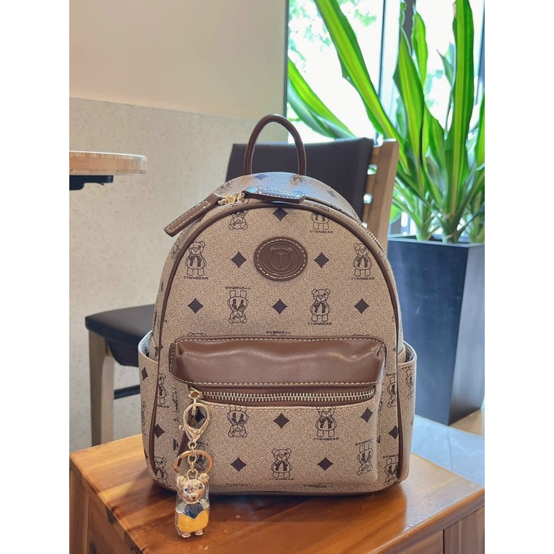 ‼️ SẴN SHIP ‼️ Balo  BEAR Cà Phê Sữa Size 27cm