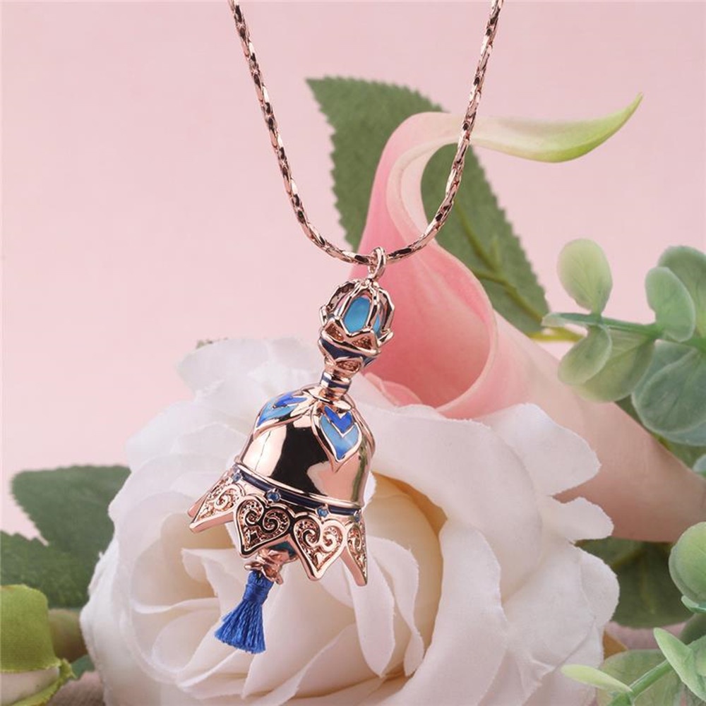 Vòng cổ Mặt Chuông Nhỏ Hóa Trang Nhân Vật Game Genshin Va Chạm Scaramouche Unisex Kunikushi