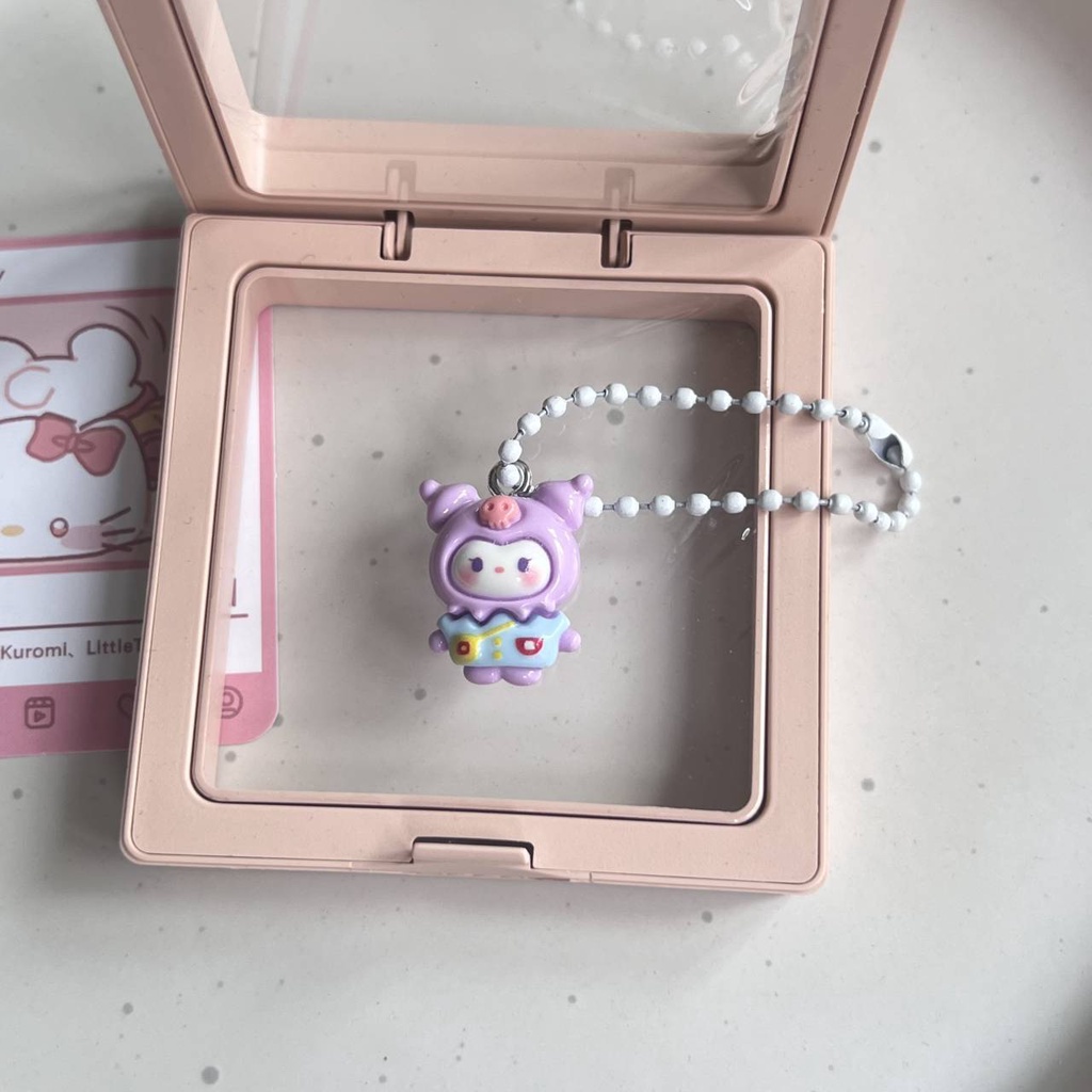 Móc Khóa Hình Chú Chó Sanrio Melody Kuromi Cinnamon Dễ Thương Dùng Làm Quà Tặng Cho Bạn Gái