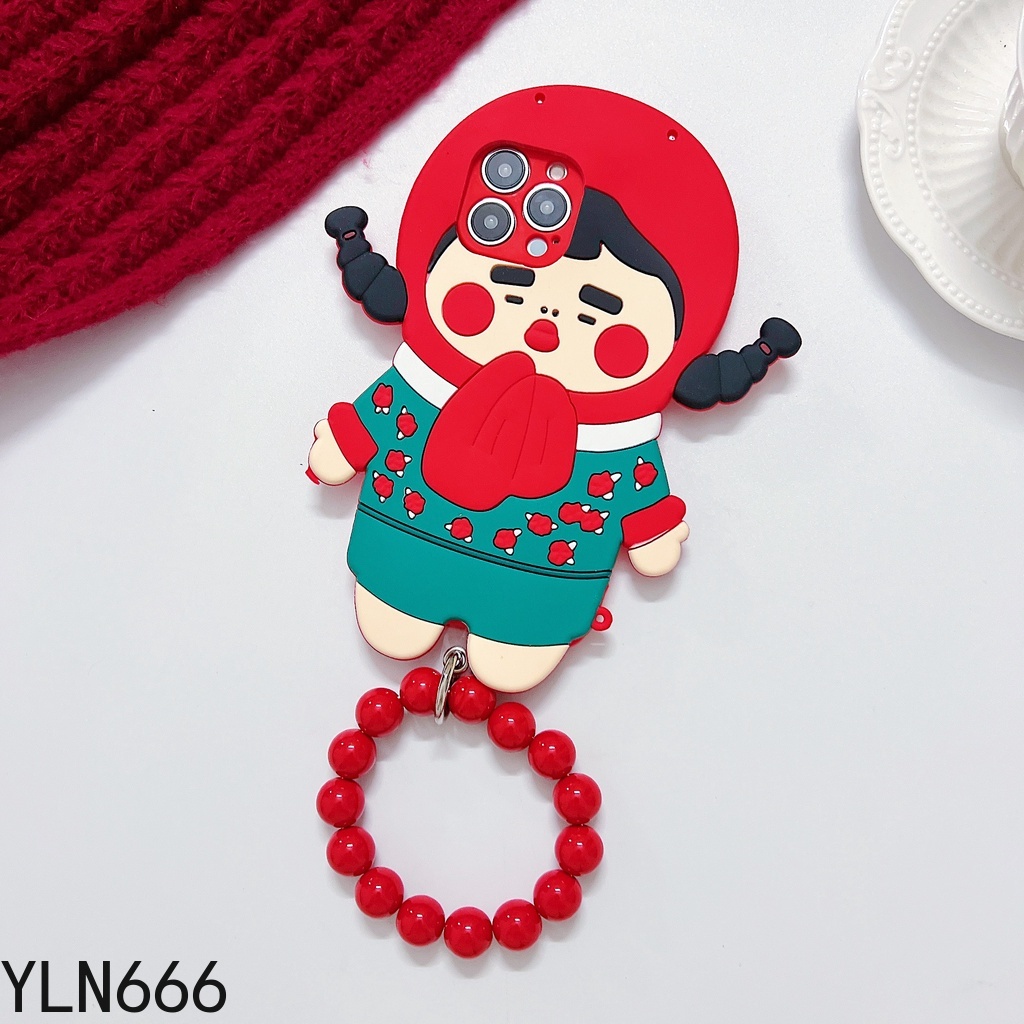 Ốp Điện Thoại Silicon Mềm Có Vòng Đeo Tay Chuỗi Hạt Cho OPPO Reno 10 10PRO 9 9PRO 7 7Z 7PRO 8 8T 8Z 8PRO 6 6Z 6PRO 7LITE 8LITE