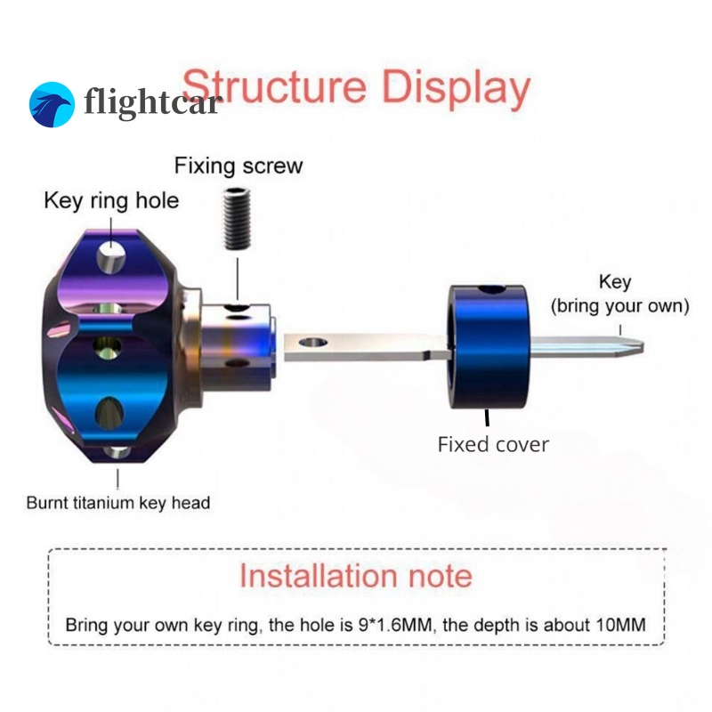 Vỏ Bọc Chìa Khóa CNC Hình Lục Giác Thông Dụng Cho Xe Máy