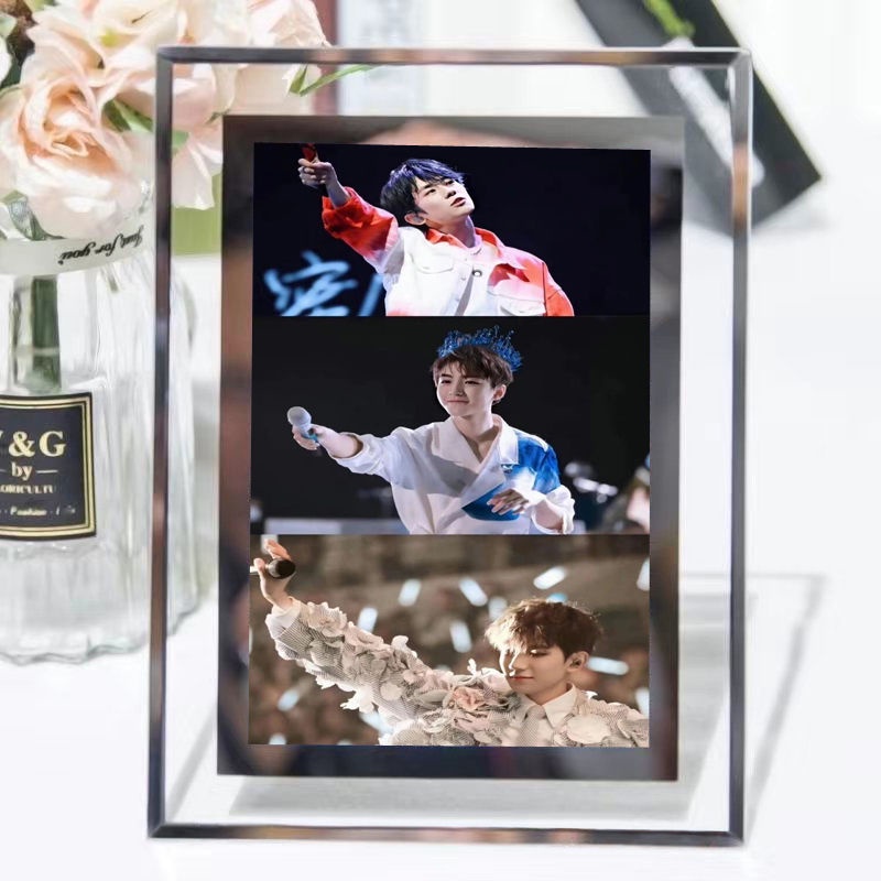 Khung Ảnh Pha Lê Wang Yuan Yi Yang Qianxi Nhóm Nhạc Tfboys