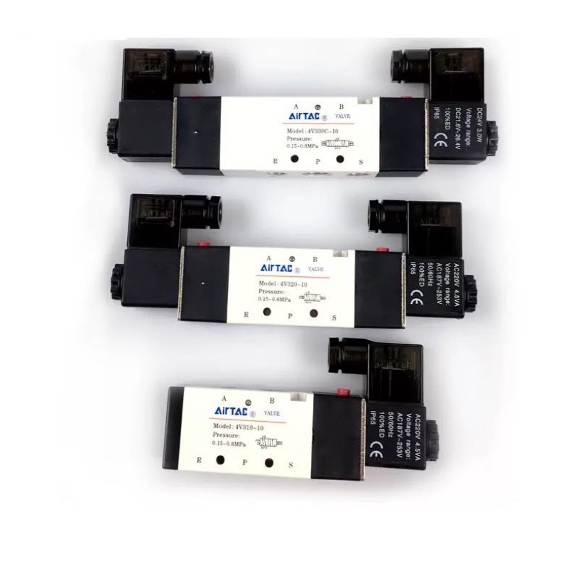 Van điện từ mới Model 4V310-10 4V310-08. 4V330C-10. Trò chuyện 4V310-10 (AC220v / DC24v)