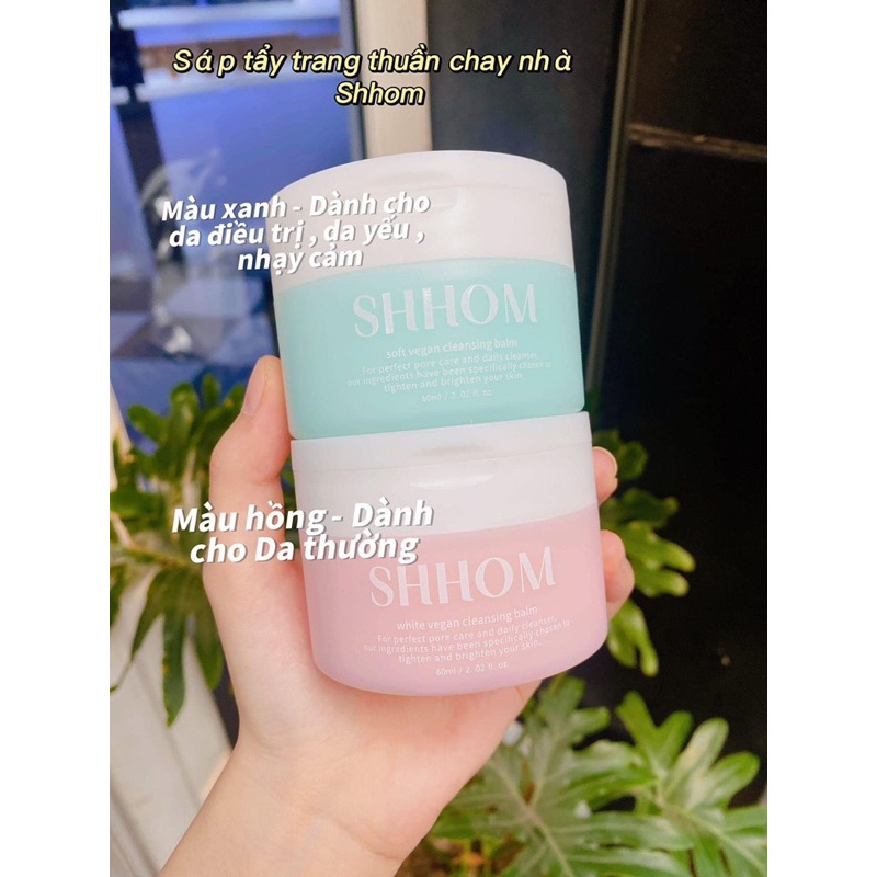 Sáp tẩy trang thuần chay#SHHOM Vegan Cleansing Balm 60ml | camky18