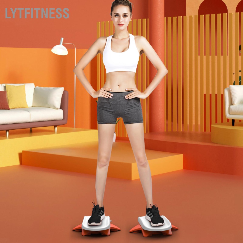 LYTFitness 1 Chia Eo Xoắn Ban Bàn Đạp Đôi Tắt Tiếng Đĩa Nhảy Xoay Tập Thể Hình Tại Nhà