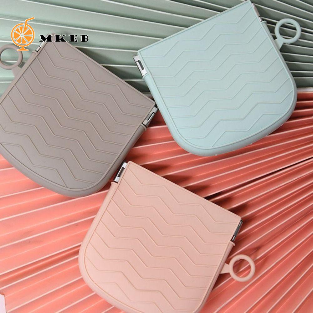 Mkeb Túi Đựng Mỹ Phẩm Bằng Silicon Màu Trơn Đa Năng Tiện Dụng Khi Đi Du Lịch