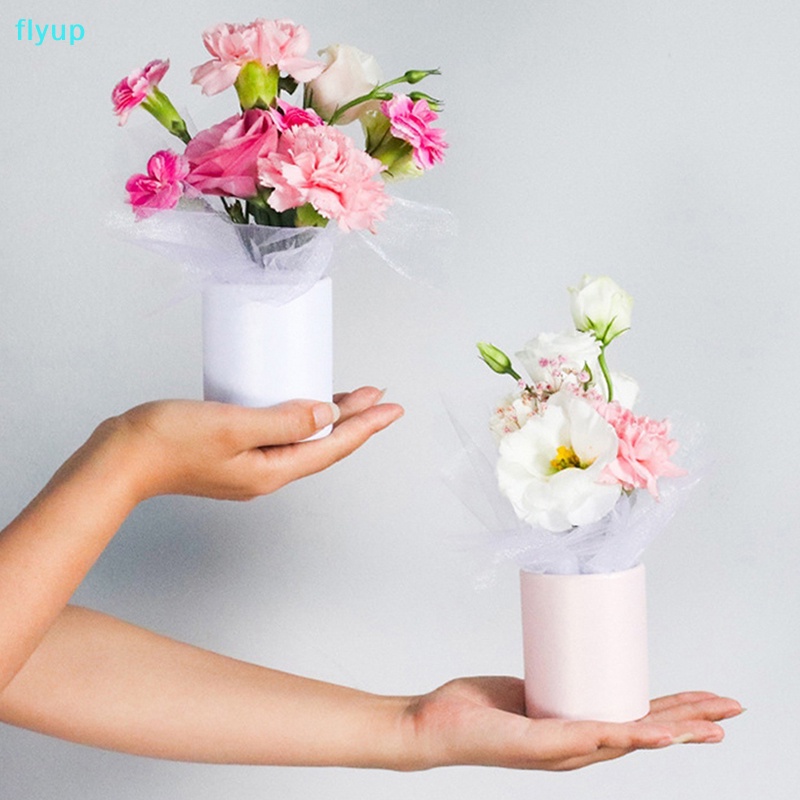 Flyup Bình Hoa Giấy mini Thay Thế Có Nắp Đậy Dùng Làm Quà Tặng