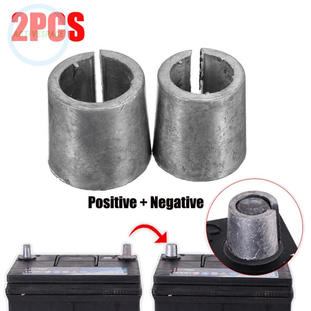 Battery Post Adaptors Sleeves 2pcs/Set Accessories Positive Negative Terminal