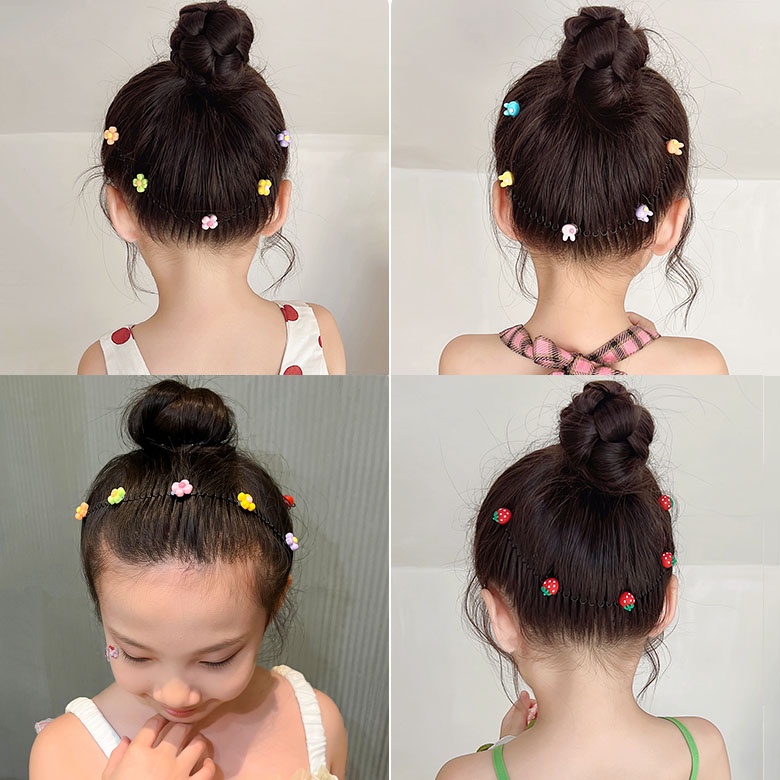 Lược Cài Tóc Gãy y2k Đính Đá Nhân Tạo Gọn Gàng Cho Bé Gái