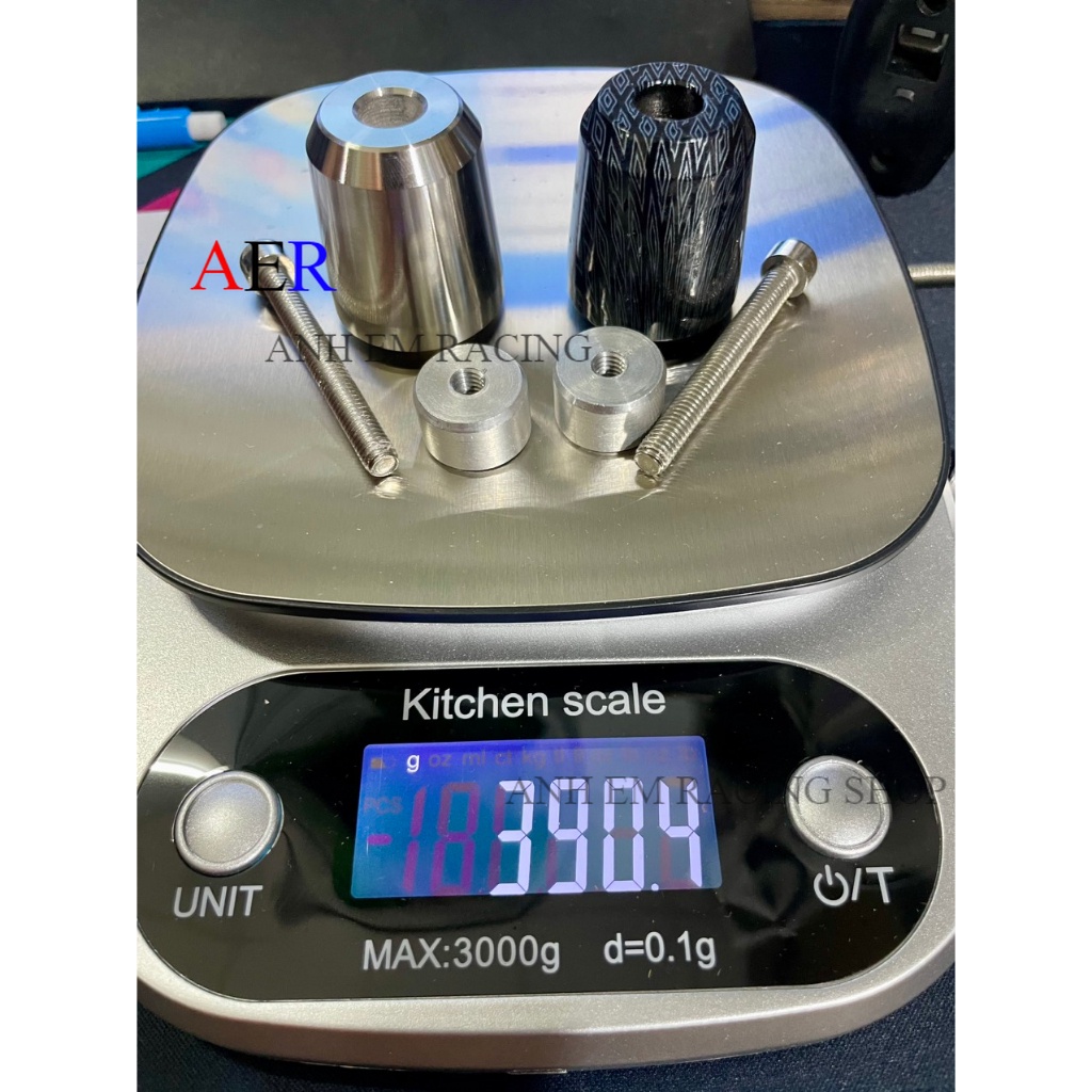 GÙ TAY LÁI NGUYÊN KHỐI INOX VÀ NHÚNG CACBON  MẪU V2