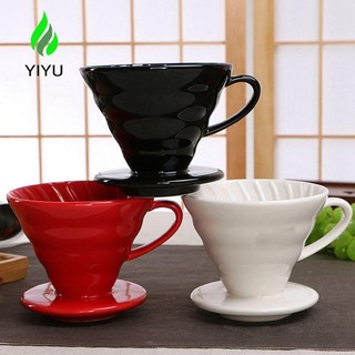 YIYU Coffee dripper engine pour over filter cup máy pha cà phê có đế riêng