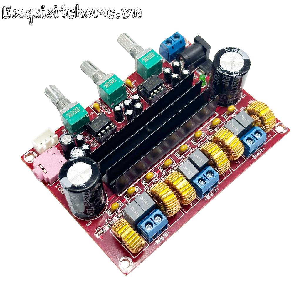 Bảng mạch khuếch đại công suất siêu trầm kỹ thuật số xh-m139 2x50w 100w 2.1 kênh tpa3116d2