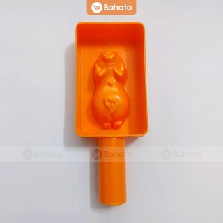 Khuôn bánh trung thu gõ 75g con heo kg075g04