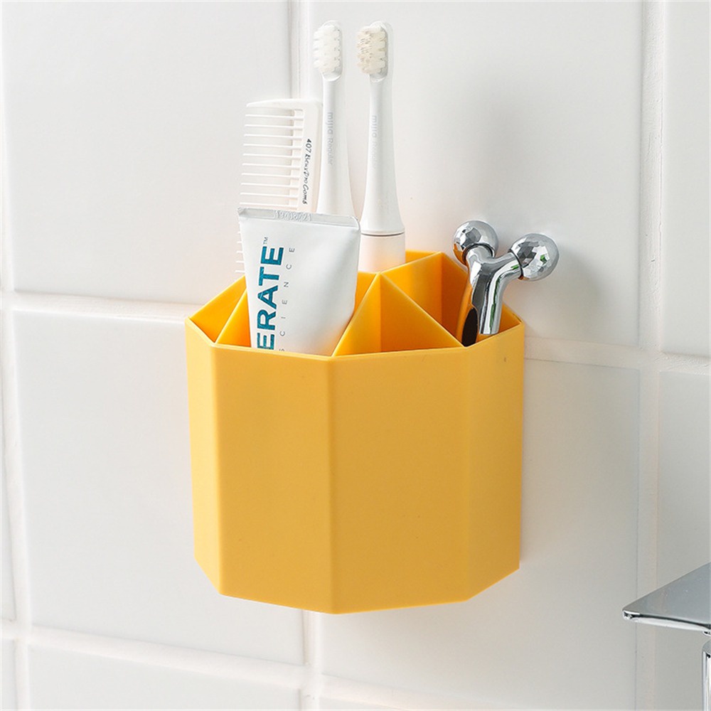 Giá Sắp Xếp Phòng Tắm Giá Treo Kem Đánh Răng Treo Tường Hộp Đựng Bàn Chải Đánh Răng Hộp Đựng Phòng Tắm Gia Đình Bàn Trang Điểm Giá Treo Đồ Trang Sức