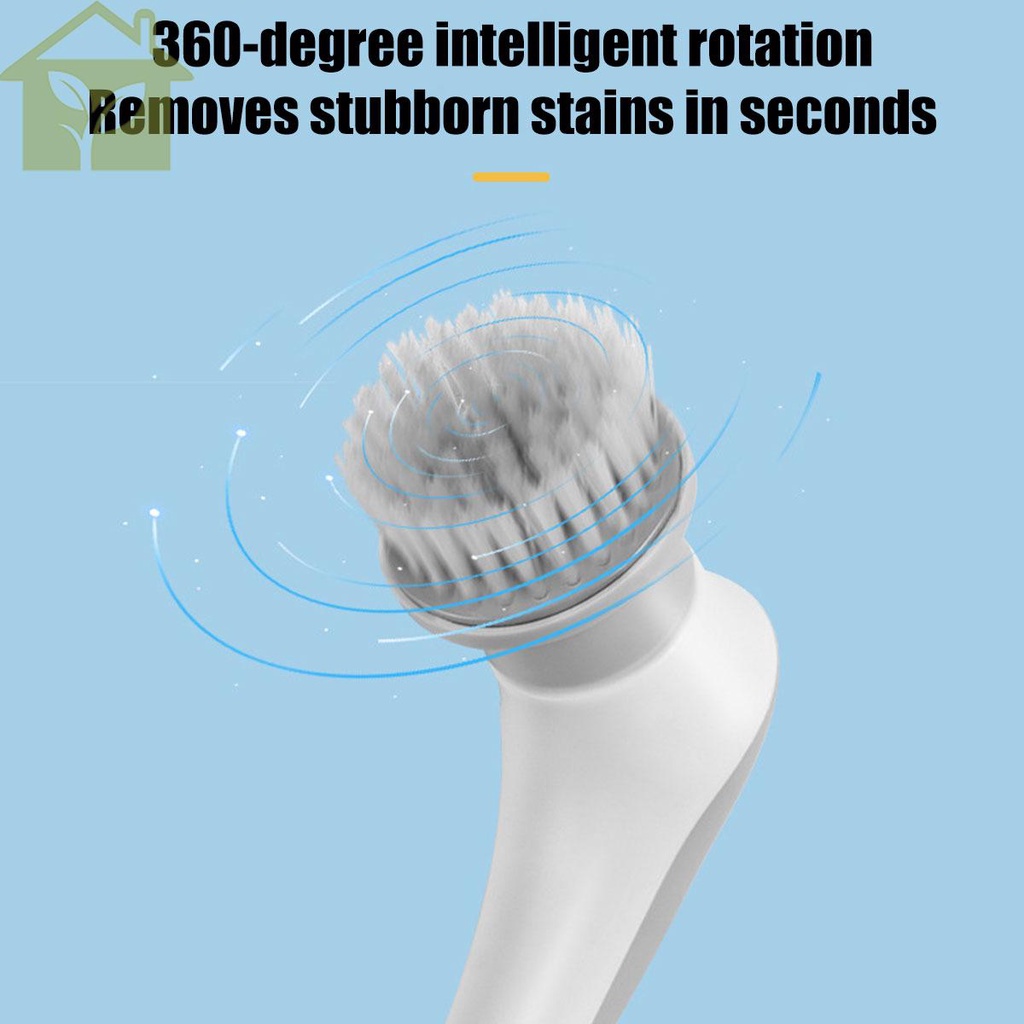 Máy chà sàn quay điện với ba đầu bàn chải 1200mah bàn chải làm sạch điện có thể sạc lại ipx5 máy làm sạch bàn chải điện không thấm nước shopabc9722