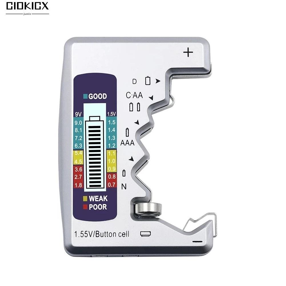 Máy Kiểm Tra Dung Lượng Pin 92 * 63 * 14mm 9v / 1.5v