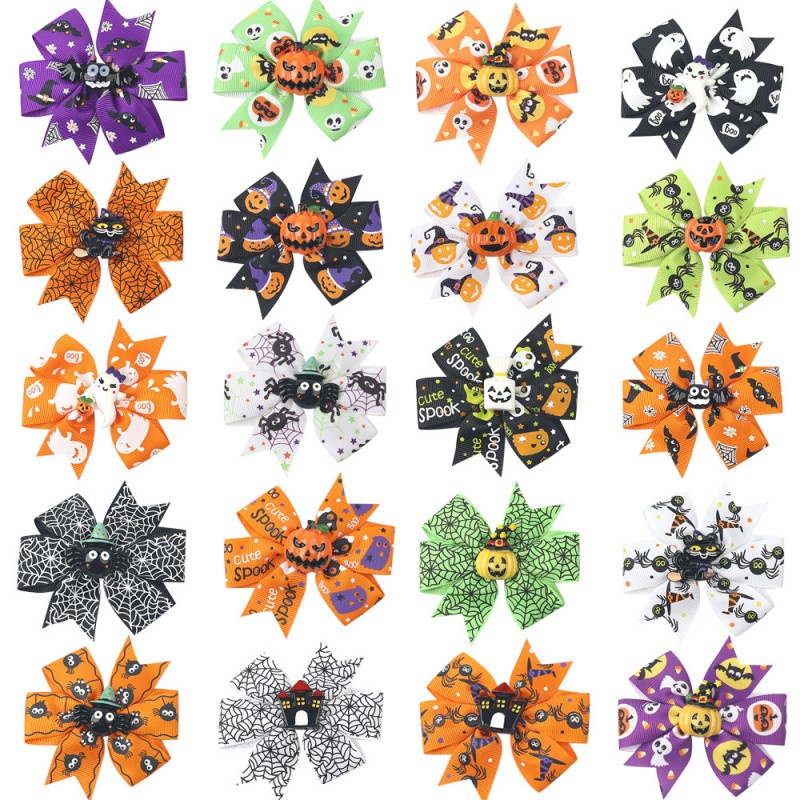 New halloween bat hairpin bat pattern boutique headpiece quà tặng kỳ nghỉ